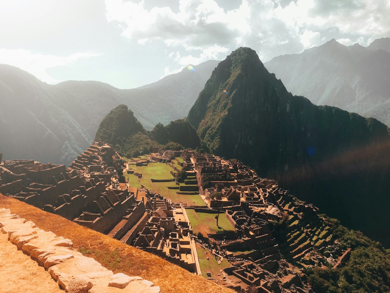 Machu Picchu citadel in the Andes, Peru